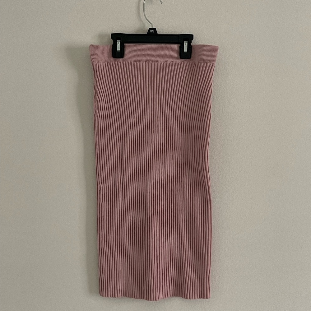 Pink Ribbed Wrap Top & Bottom - Picture 4 of 4